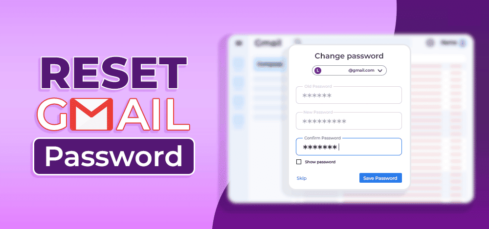 Reset Your Gmail Password